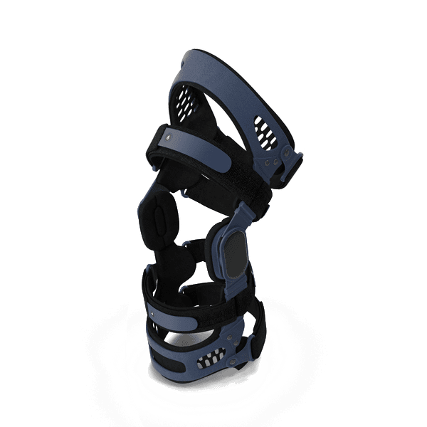 Photo of a knee brace with adjustable straps and a sturdy support structure for joint stabilization.